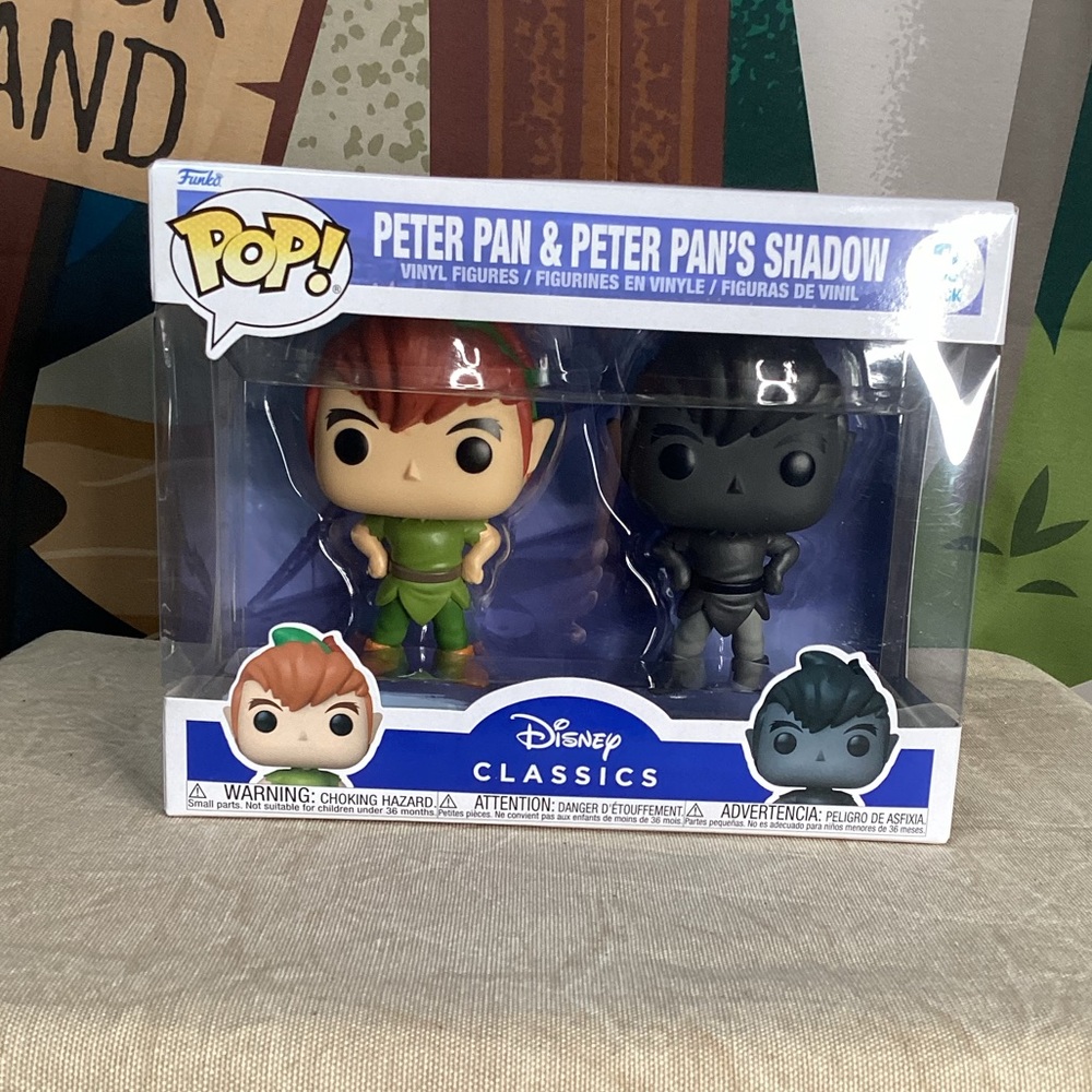 NIBox Peter Pan POP! Figure (2pack) Peter Pan and Shadow
